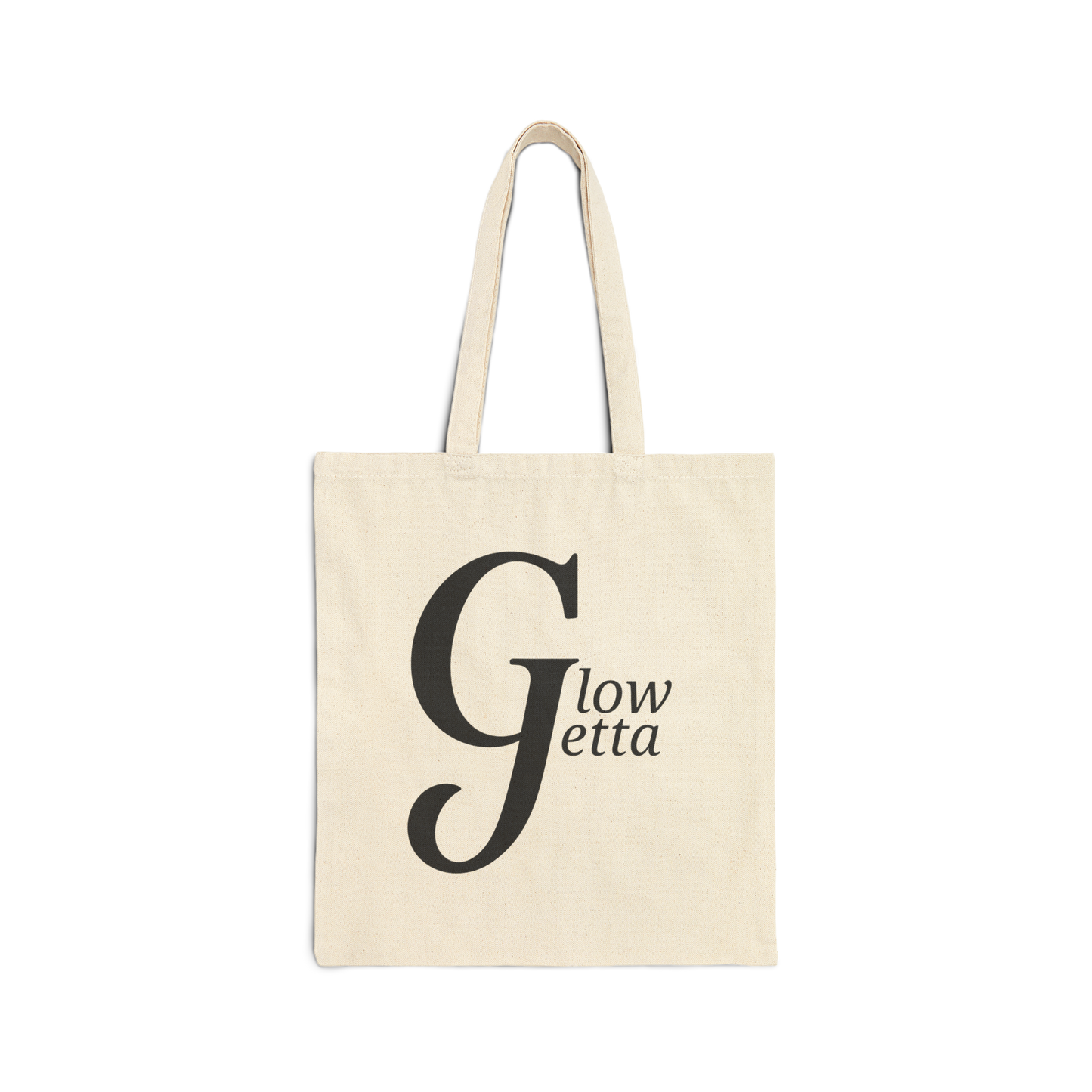 Glow Getta Tote Bag | Black-Owned Empowerment Bag | Reusable Canvas Bag for Women | Natural or Black | Gift for Her