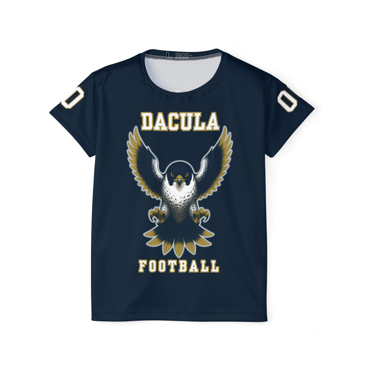 Women's Fan Jersey – White & Navy Falcon