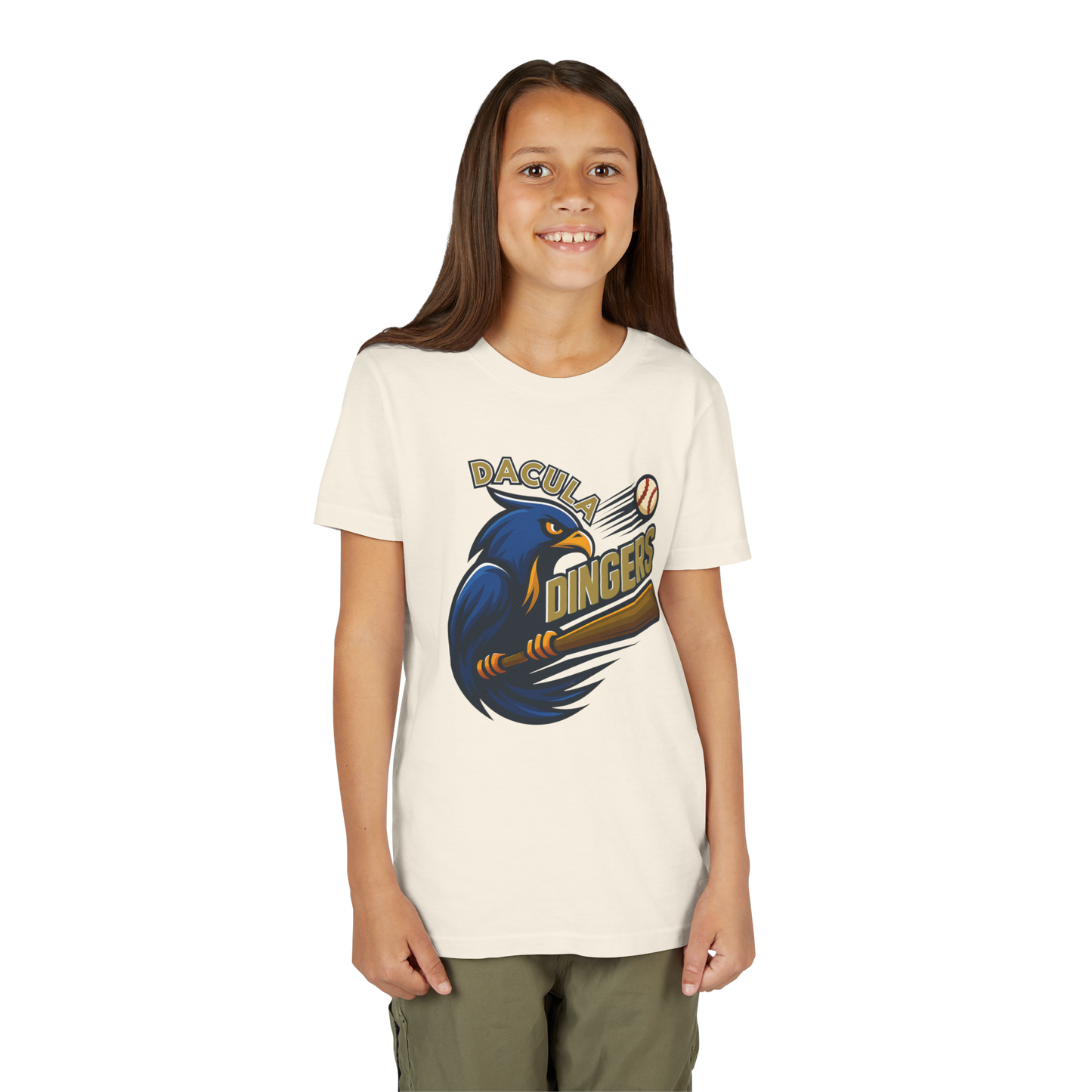 Kids’ Dacula Dingers Custom Baseball Tee