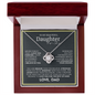 To My Beautiful Daughter | Love Knot Necklace