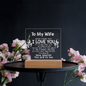 To My Wife | Square Acrylic Plaque