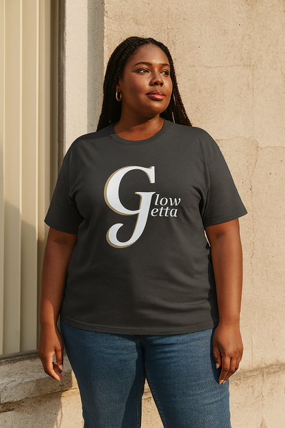 The Luxe Glow Tee – Signature 3D-style Glow Getta Shirt for Bold, Effortless Style