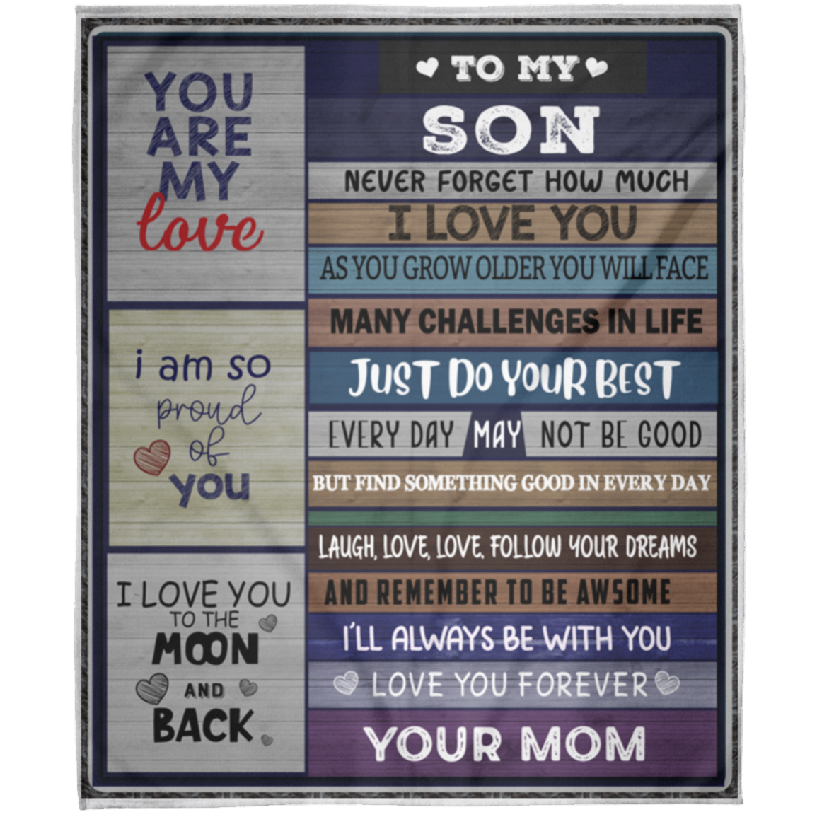 To My Son | Fleece Blanket