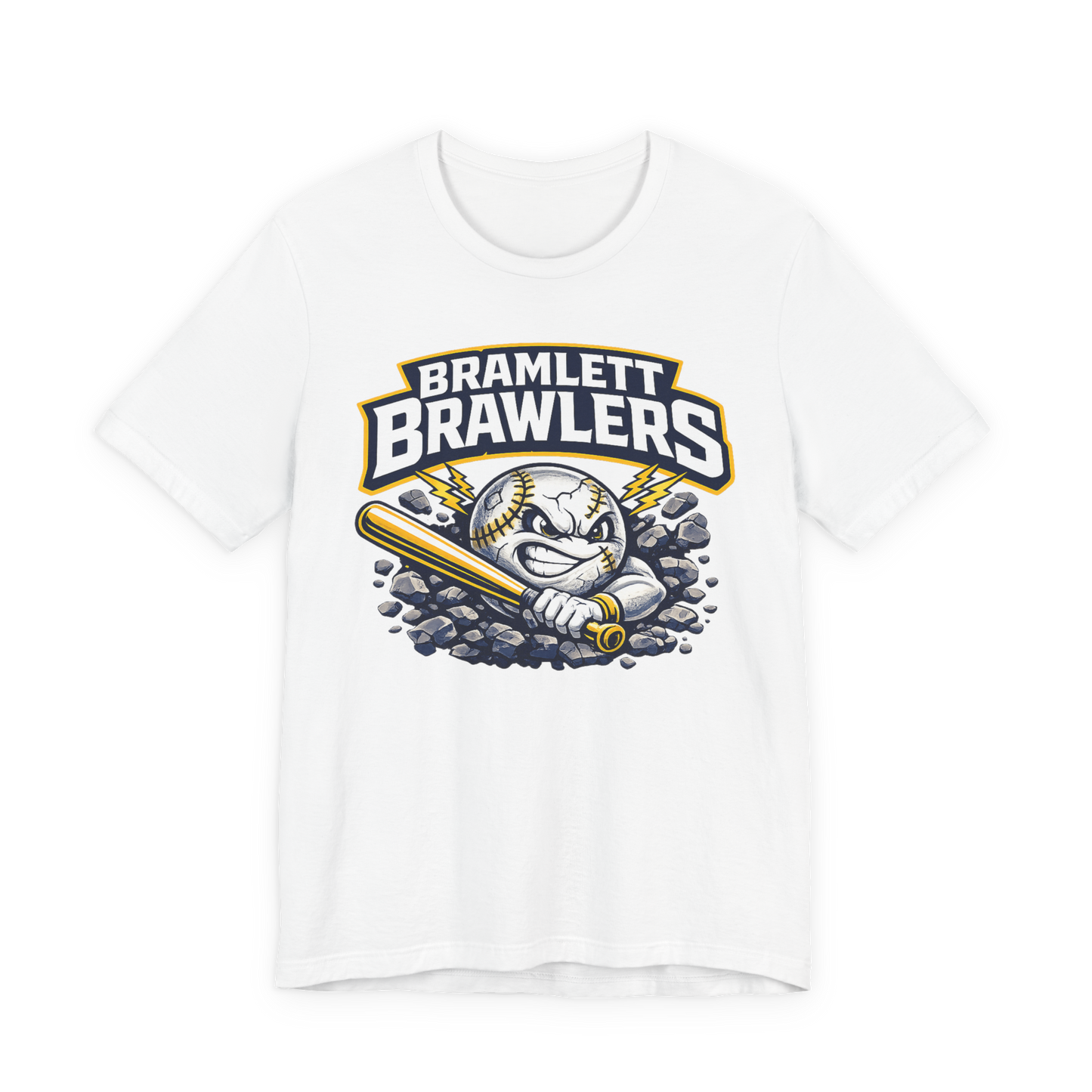 Bramlett Brawlers Baseball Tee – Personalized Player Number