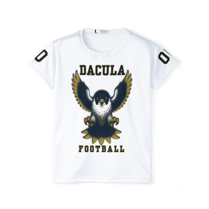 Women's Fan Jersey – White & Navy Falcon