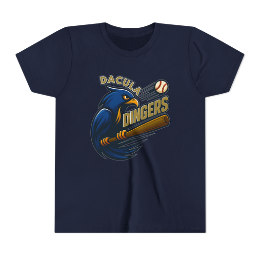 Kids’ Dacula Dingers Custom Baseball Tee