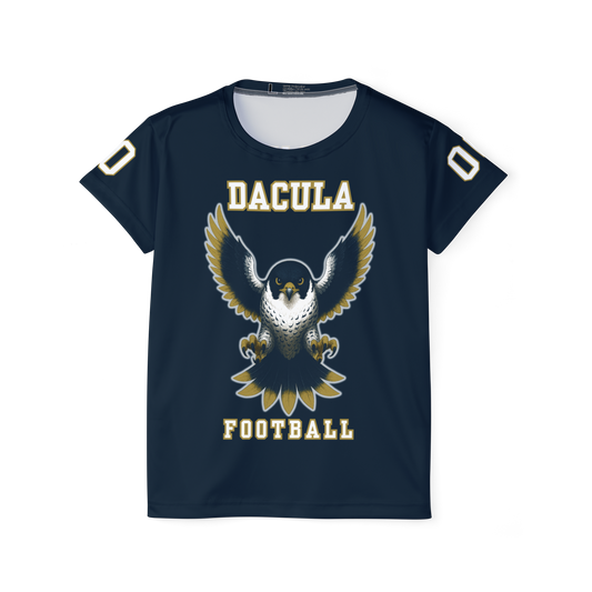 Women's Fan Jersey – White & Navy Falcon