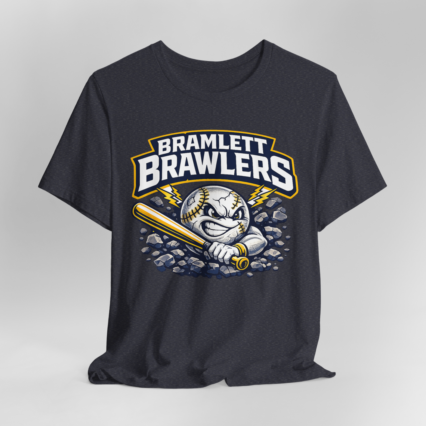 Bramlett Brawlers Baseball Tee – Personalized Player Number