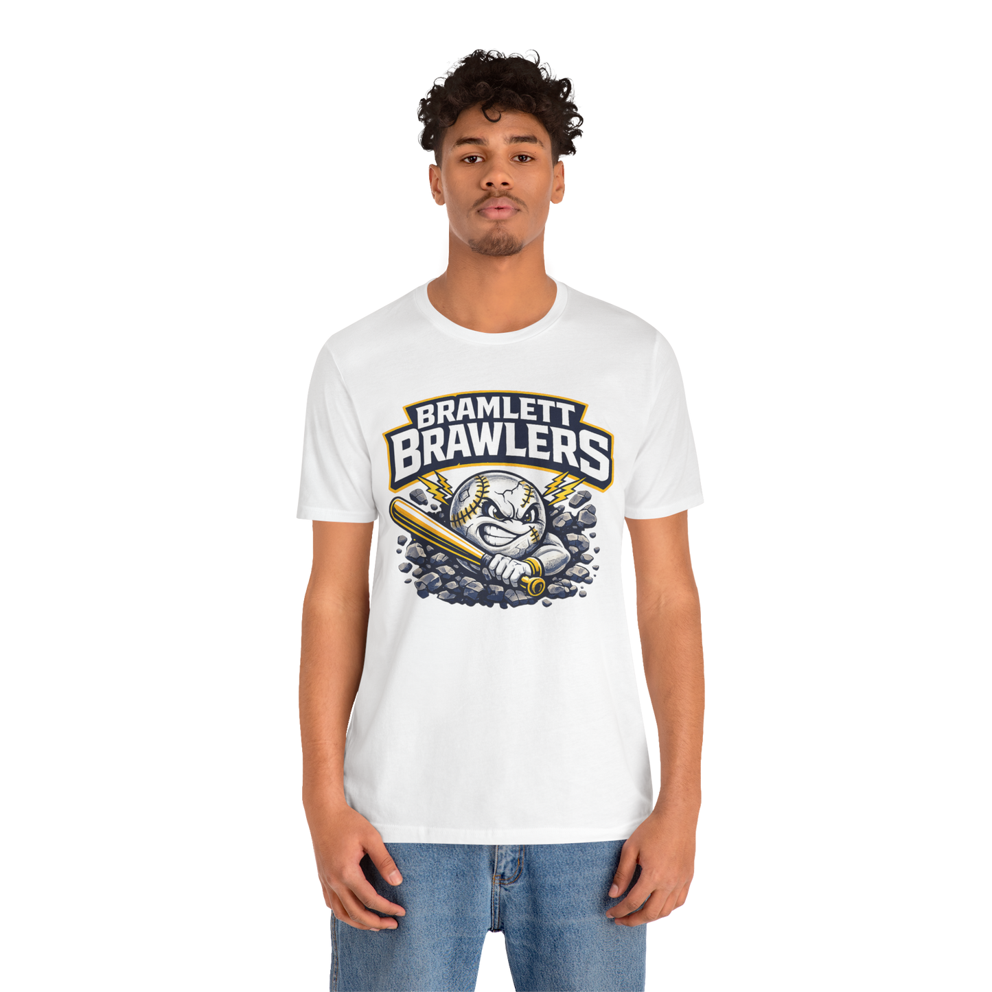 Bramlett Brawlers Baseball Tee – Personalized Player Number