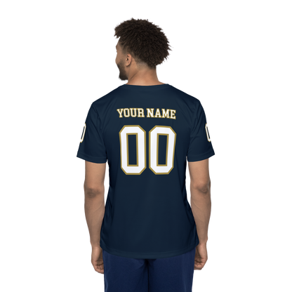 Men's Fan Jersey – White & Navy Falcon