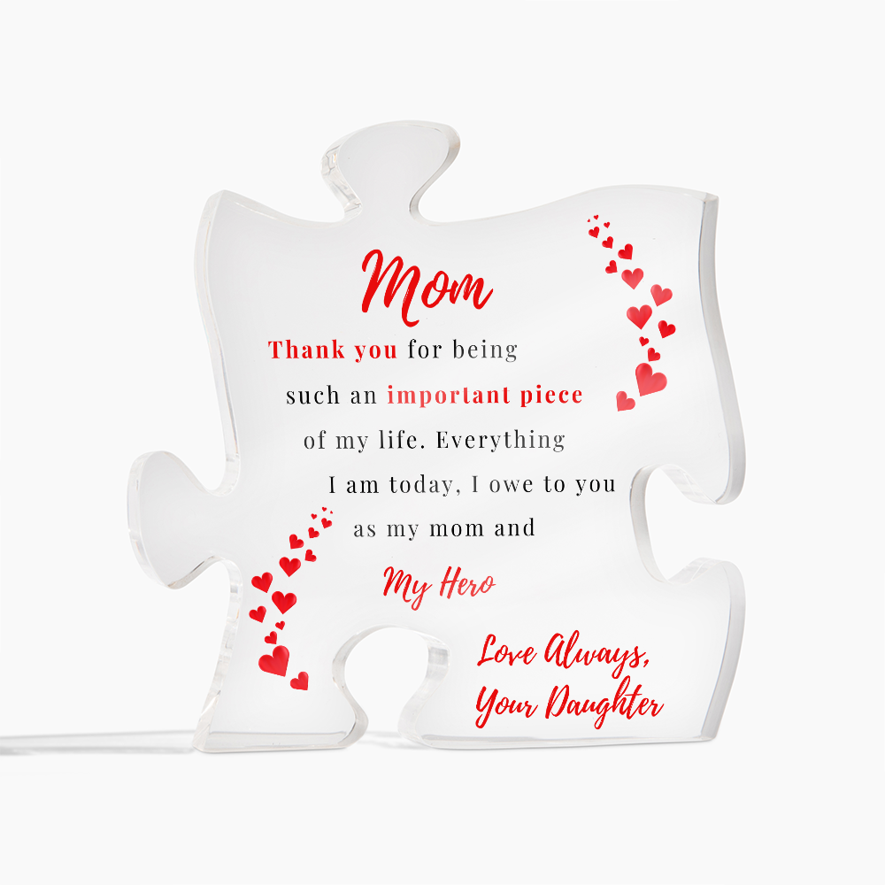 Mom | Puzzle Acrylic Plaque