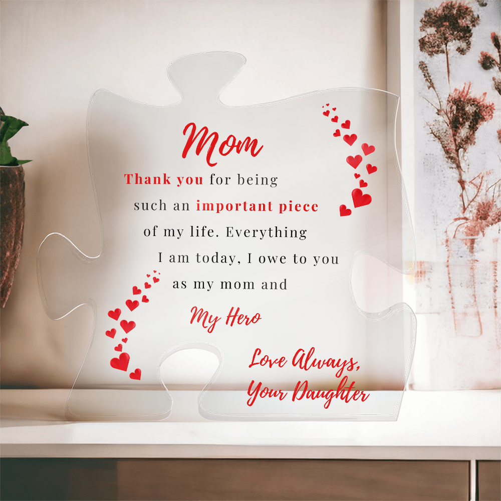 Mom | Puzzle Acrylic Plaque