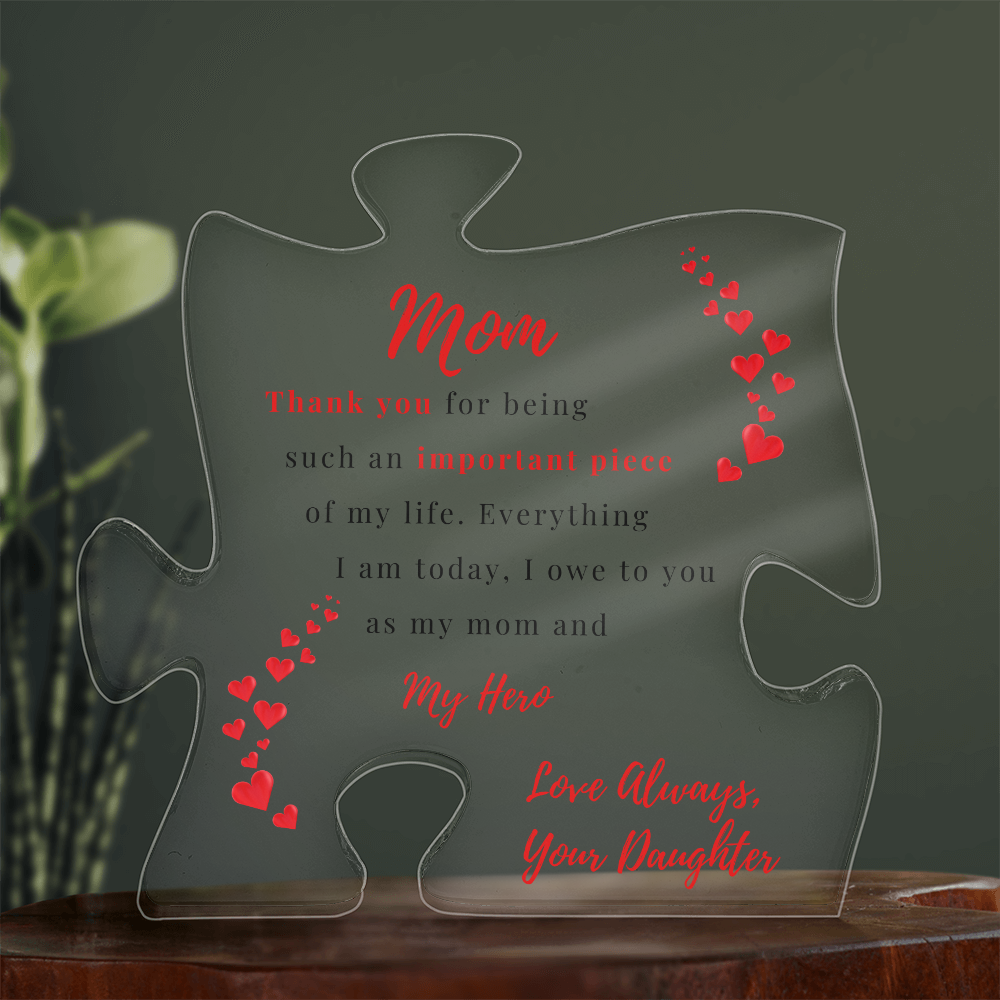 Mom | Puzzle Acrylic Plaque