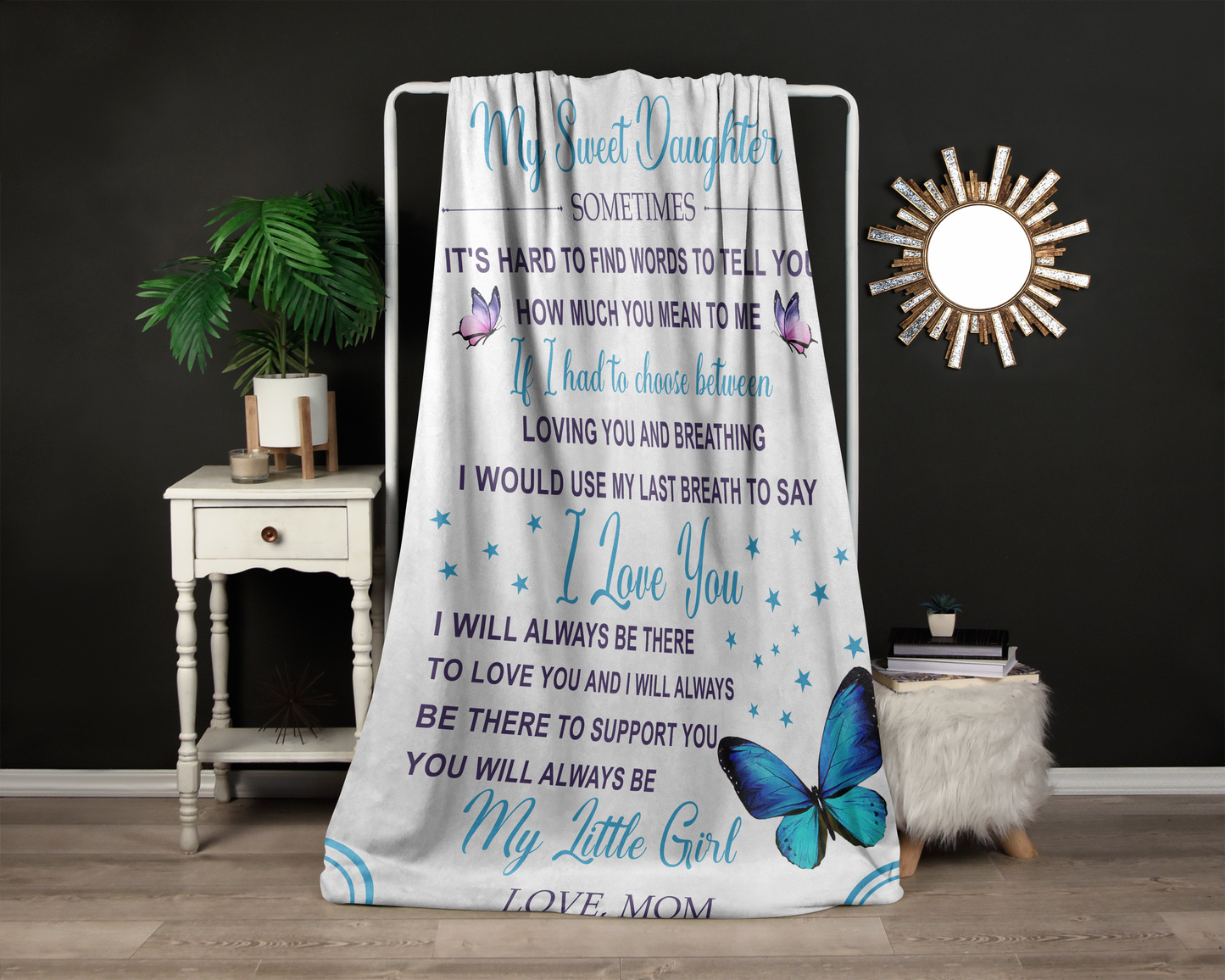 My Sweet Daughter | Fleece Blanket